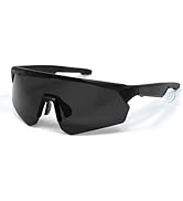 Jacuate Polarized Bluetooth Sunglasses for Men,Sport Smart Glasses for Women with Open Ear Music ...