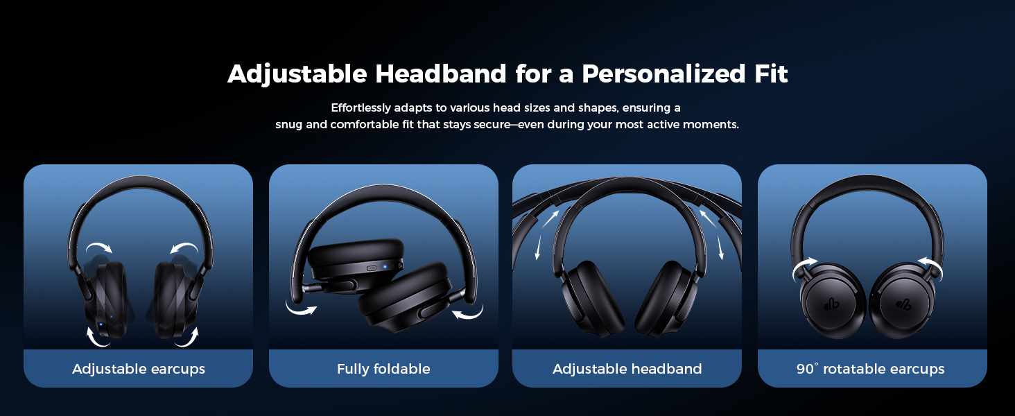 Adjustable headband