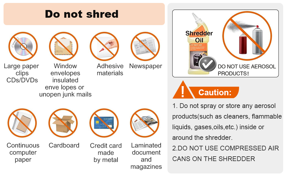 Bonsaii 6-Sheet Cross-Cut Paper Shredders for Home Use