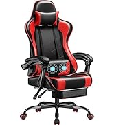 Homall Gaming Chair, Video Game Chair with Footrest and Massage Lumbar Support, Ergonomic Compute...