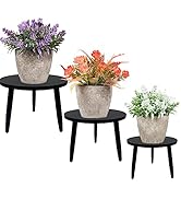 HAINARverS Plant Stand Indoor,Maiangel 3-Pack Metal Plant Stand,Corner Anti-Rust Iron Outdoor Pla...