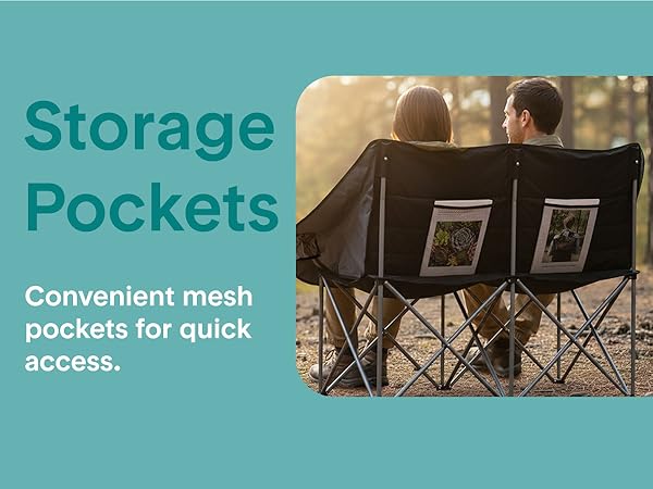 Double camping chair folding camping chair loveseat camping chair camping loveseat camping loveseat