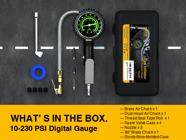 heavy duty tire pressure gauge