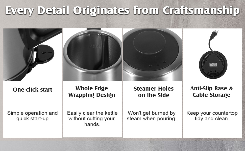 Gooseneck Electric Kettle for Coffee &amp;amp; Tea