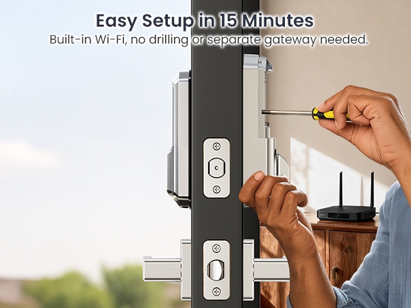 keyless deadbolt Easy in 15minutes