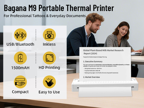 bagana portable thermal printer
