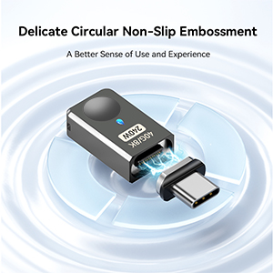 usb c magnetic adapter straight 2pack