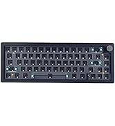 BOYI GMK67 Barebones Keyboard Kit,VIA Programmable Custom BT5.0/2.4GHz/Type-C Tri-Mode Gasket Mou...