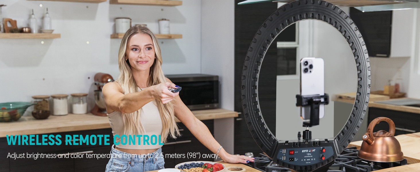 LED Ring Light with remote control
