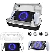 ARVOK 7 in 1 Accessoris Kit Compatible with Playstation Portal, EVA Carrying Case for PS5 Portal ...