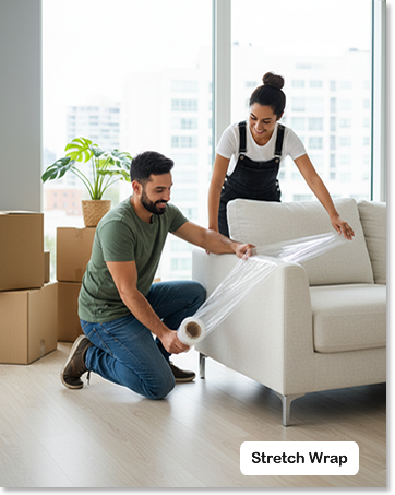 industrial packaging supplies for packing, shipping, and storing