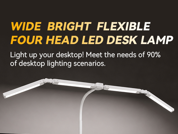 white desk lamp