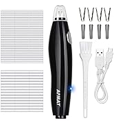 Electric Eraser for Artists, AFMAT Electric Eraser Kit,140 Eraser Refills, Rechargeable Electric ...
