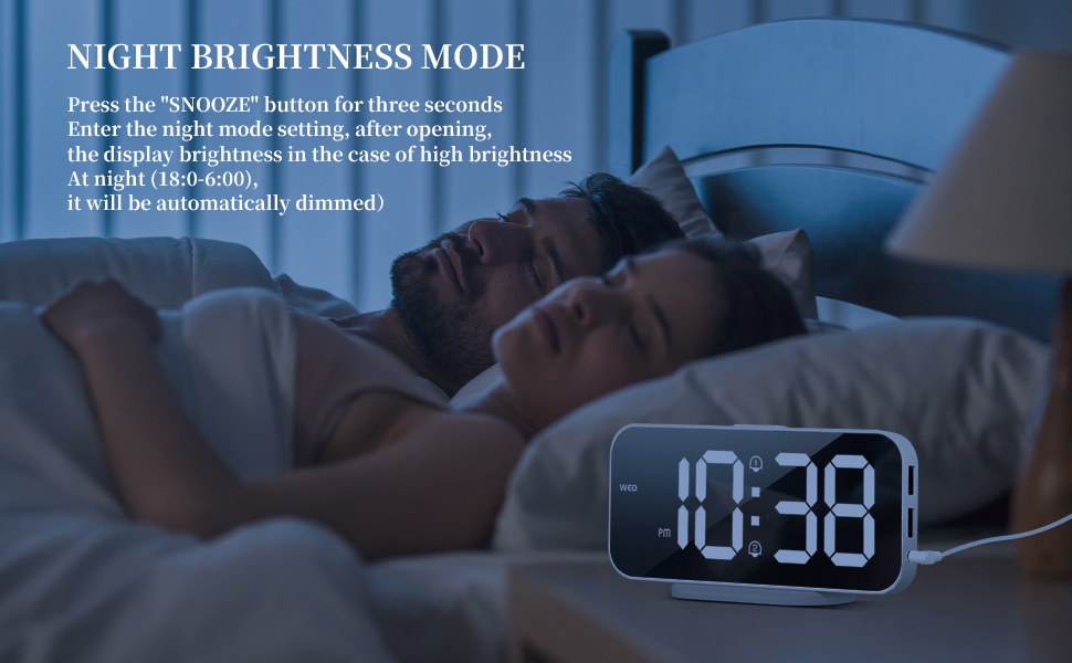 digital clocks for bedrooms