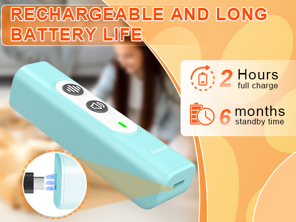 RECHARGEABLE AND LONG BATTERY LIFE