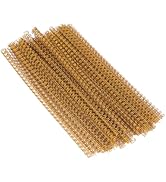 100 Pack Double Loop Wire Binding Spines, YolieraArt 1/4 Inch Spiral Binding Coils for Letter Siz...