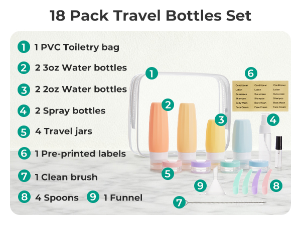 travel bottles