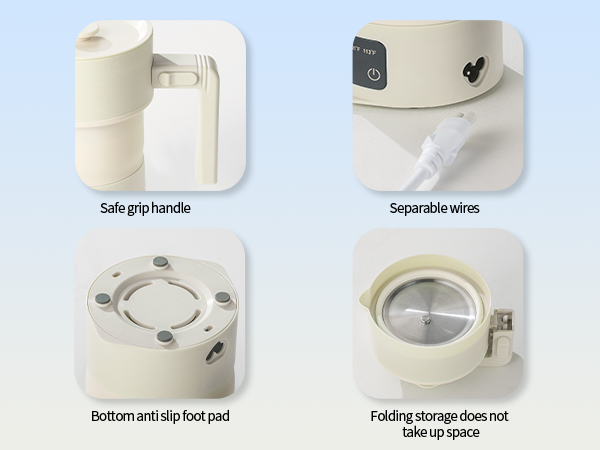 collapsible travel kettles