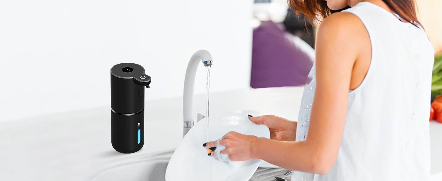 The automatic soap dispenser touchless is designed for versatility
