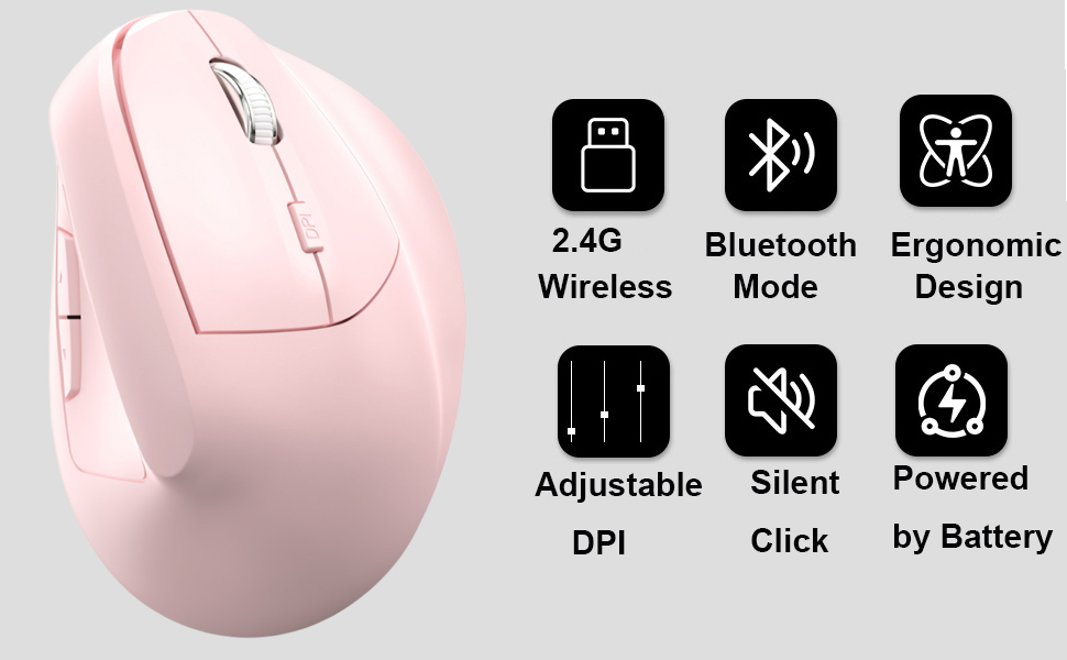 bluetooth-ergonomic-vertical-silent-portable-mouse-for-pc-laptop-ipad-tablet-macbook
