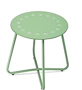 green outdoor side table