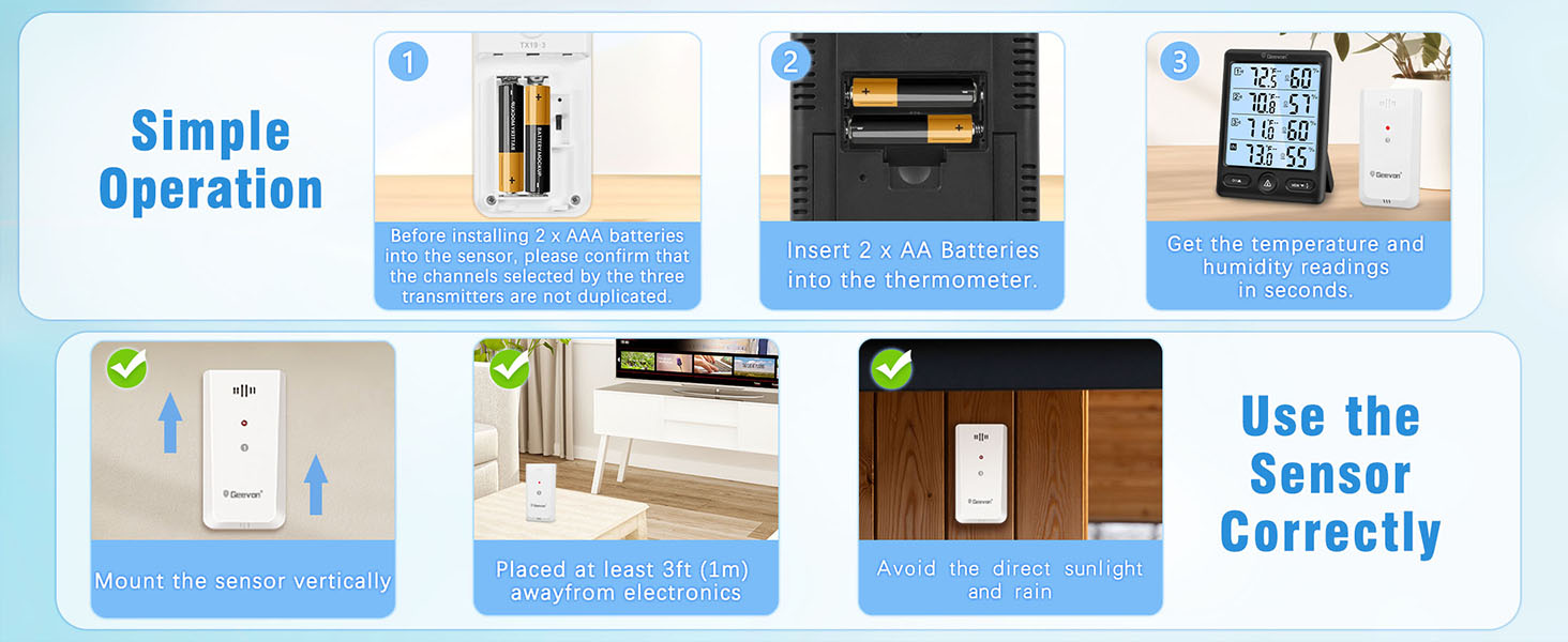 weather station with outdoor sensor