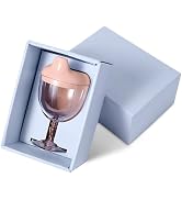 Christmas Baby Wine Sippy Cup for Toddlers – Spill-Proof Goblet 5 oz with Lid, Fun Stemware Desig...