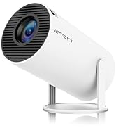 Mini Projector, HY300 PRO Portable Projector, Support 4K 1080P with Dual-Band WIFI6 5G Wireless 5...