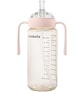 Mombella Classic 2 in 1 Baby Bottle &amp; Straw Cup with Handle, PPSU Baby Bottles &amp; Sippy Cup, Skins...