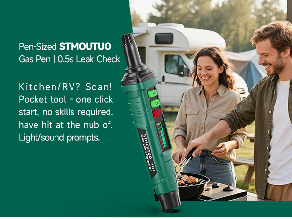 Natural Gas Leak Detector, Propane/Methane/Combustible Gas Detector, Home/RV Gas Leak Detector