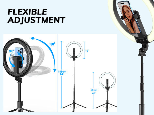 ring light tripod for iphone, ringlight tripod