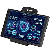 Yunseity 3.5in Computer Temp Monitor, IPS USB Mini Screen AIDA64 PC CPU RAM Data Monitor, PC Temp...