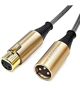 XANHAM XLR Cable 10 Feet/3 Meter 3 Pin Microphone Female to Male Balanced Shielded Cable, Fibre B...