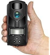 20MP Mini Trail Camera,1080P Hunting Trail Camera with No Glow 940nm Night Vision Motion Activate...