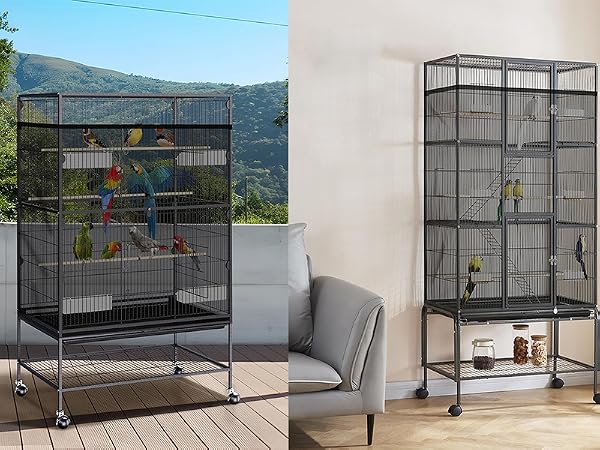 Large Bird Cage Seed Cather