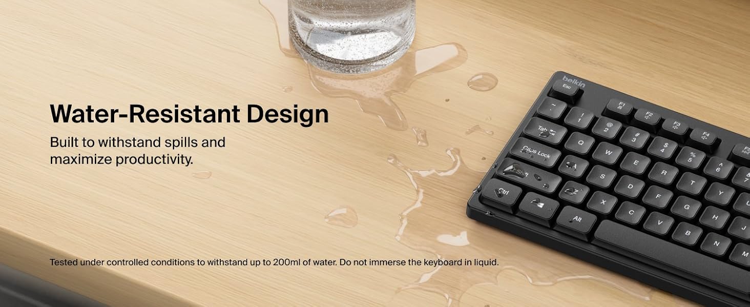 Belkin Connect Wired Keyboard and Mouse Combo