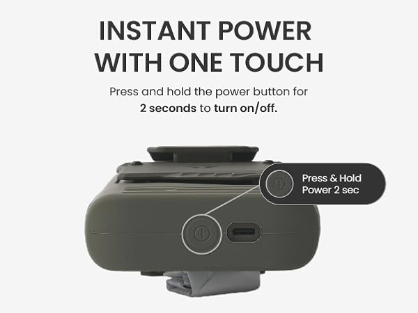 Claymore Clip Fan Rechargeable Hands-Free Clip USB-C Charging Camping, Hiking, Outdoor Use