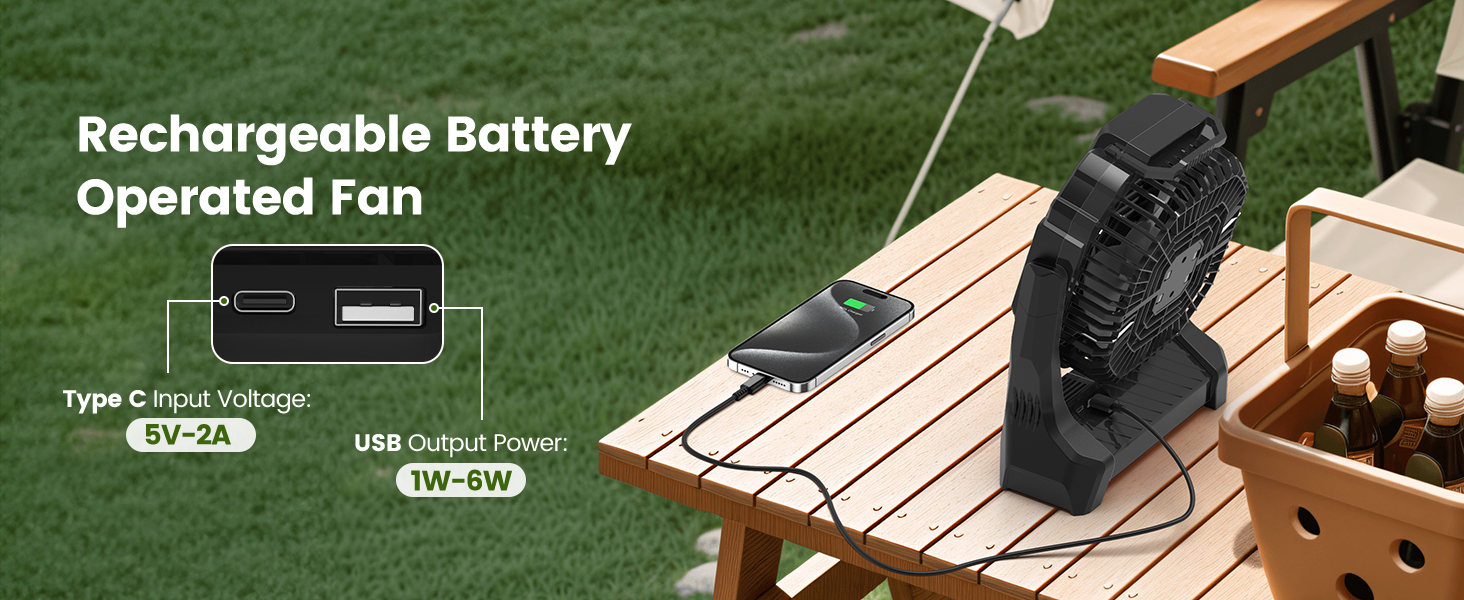 battery operated fan