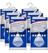 W&amp;E Choice Moisture Absorbers Hanging Bag for Your Closet, Dehumidifier Bags for Bathroom, Fragra...