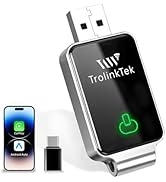 Mini Wireless Carplay Adapter for Apple iPhone, Converts Wired to Wireless Car Play Adapter, CarP...