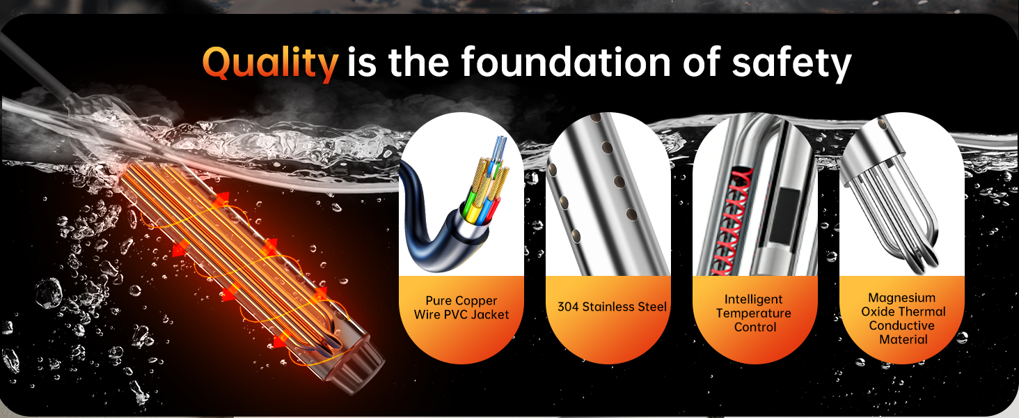 Heavy-Duty 14AWG Power Cable,304 Grade Stainless Steel