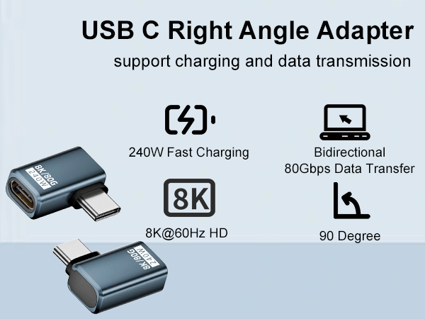 usb c right angle adapter 
