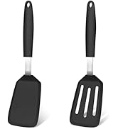 Beijiyi 2 Pack Silicone Spatula Set, 600°F Heat Resistant Spatulas for Cooking, BPA Free Kitchen ...