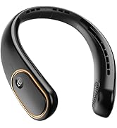 SHEWIND Neck Fan, Portable Neck Fans, 5000mAh Bladeless Wearable Rechargeable Personal Fan, 3 Spe...