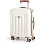 BAGSMART Hardside Expandable Luggage With Spinner Wheels, PC Lightweight Carry-On Luggage Airline...