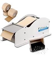 Frifreego Water-Activated Tape Dispenser, Manual Width-Adjustable Kraft Gum Tape Dispenser for 0....