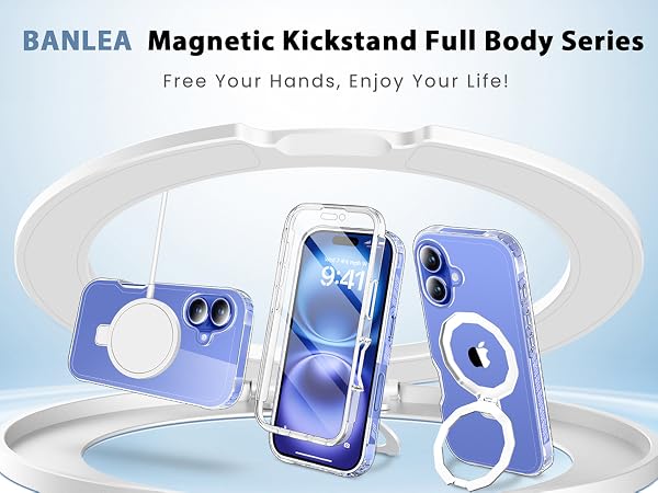 Full Body Kickstand Magnetic Case