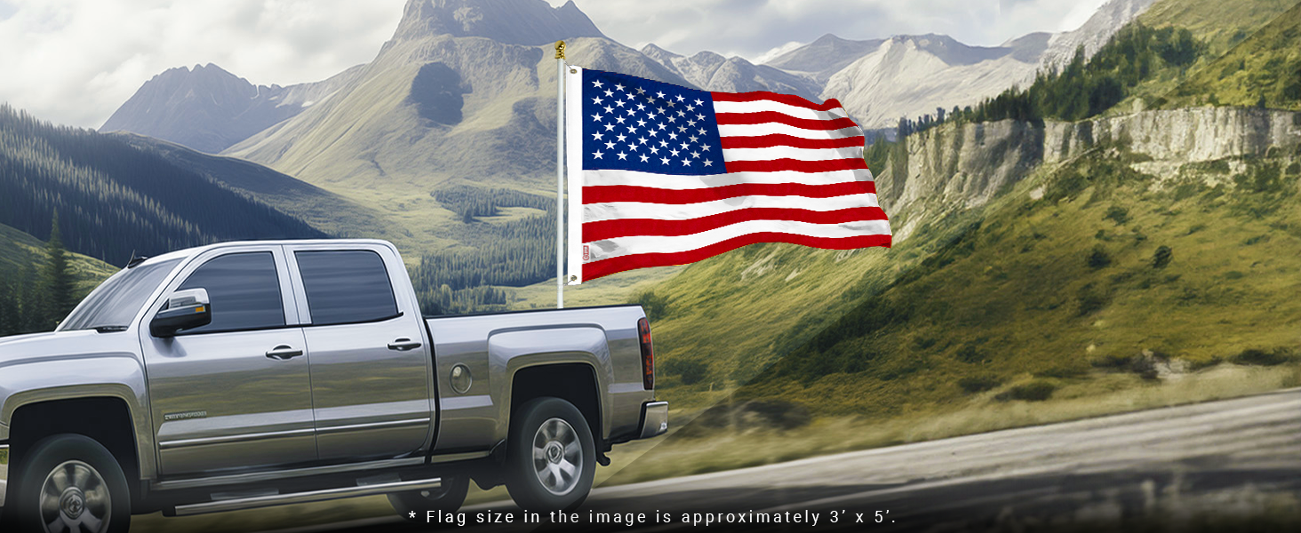 Truck Outdoor Flag Stormflyer Spun Polyester 