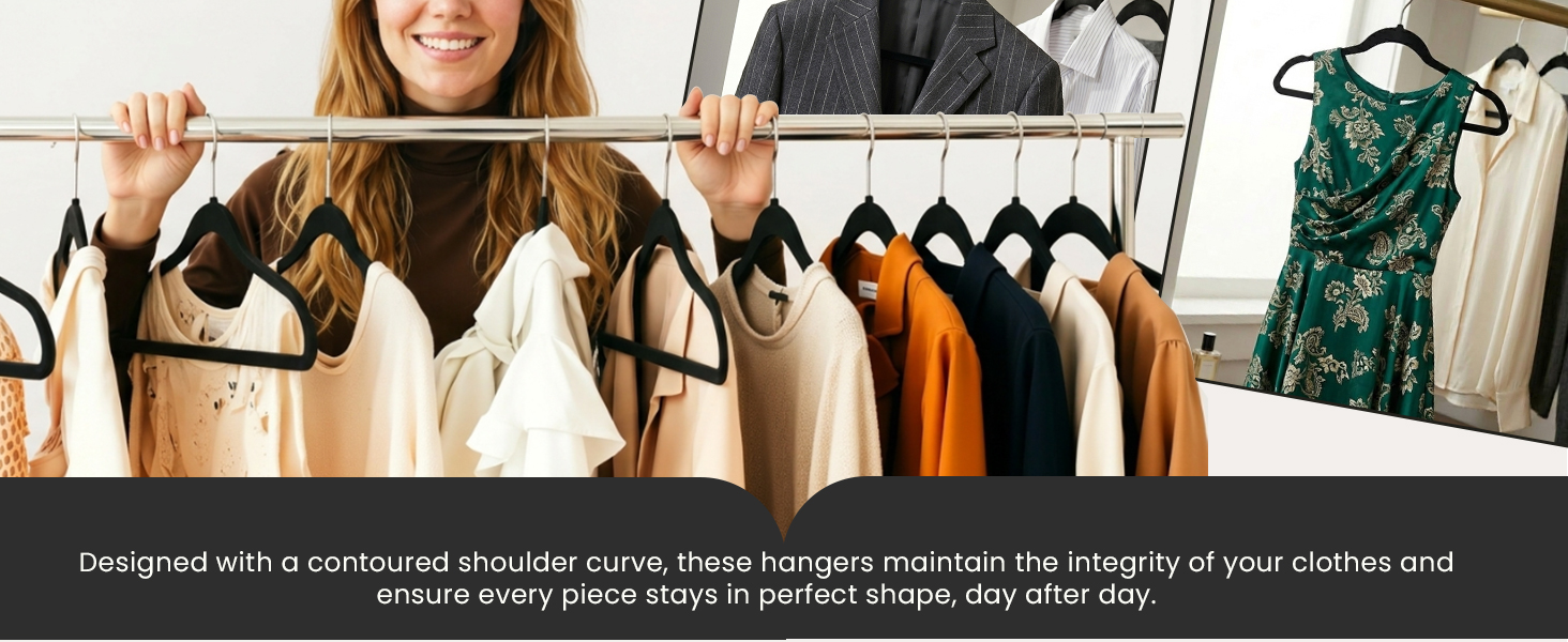 Space saving Velvet Hangers
