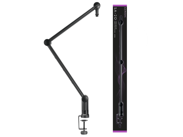 Sensic SA-20 premium microphone arm level up your workspace beacn mic arm elgato wave mic clip